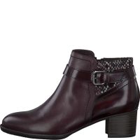 Tamaris-Stiefelette-Bordeaux